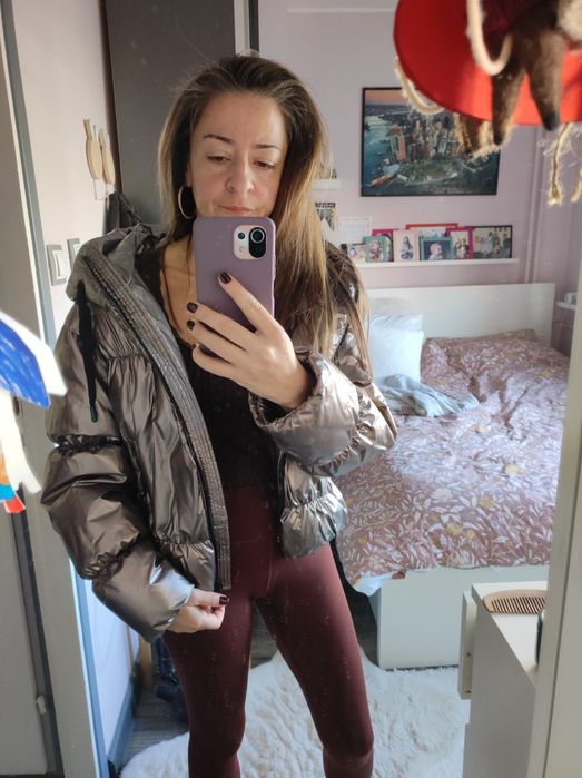 Сребристо яке на Zara