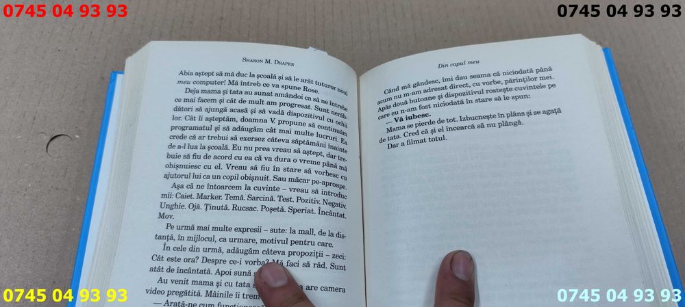 carte carti din capul meu Sharon Draper