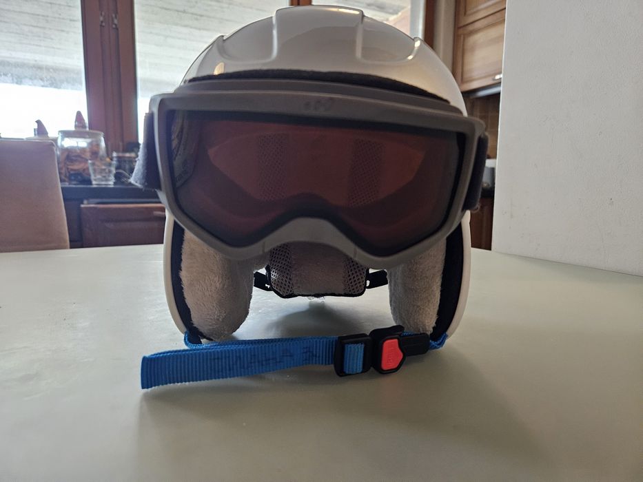 Детска ски каска Alpina 51-55 и очила