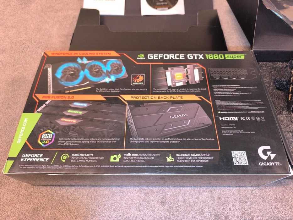 Видеокарта Gigabyte GTX 1660 Super Gaming OC 6GB