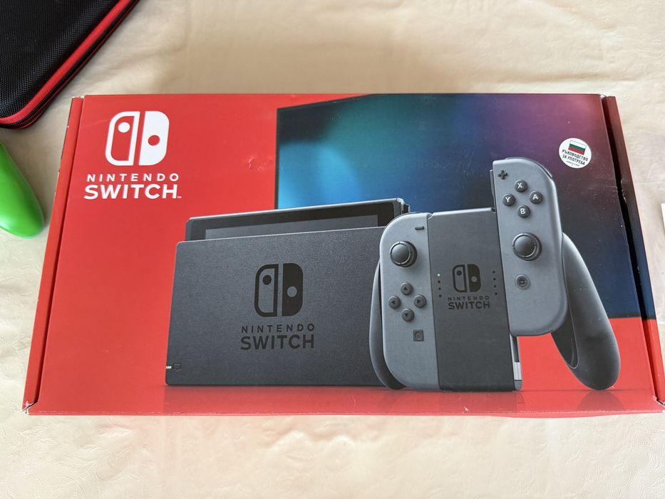 Nintendo switch + 11 игри + калъф за пренасяне + джойстик