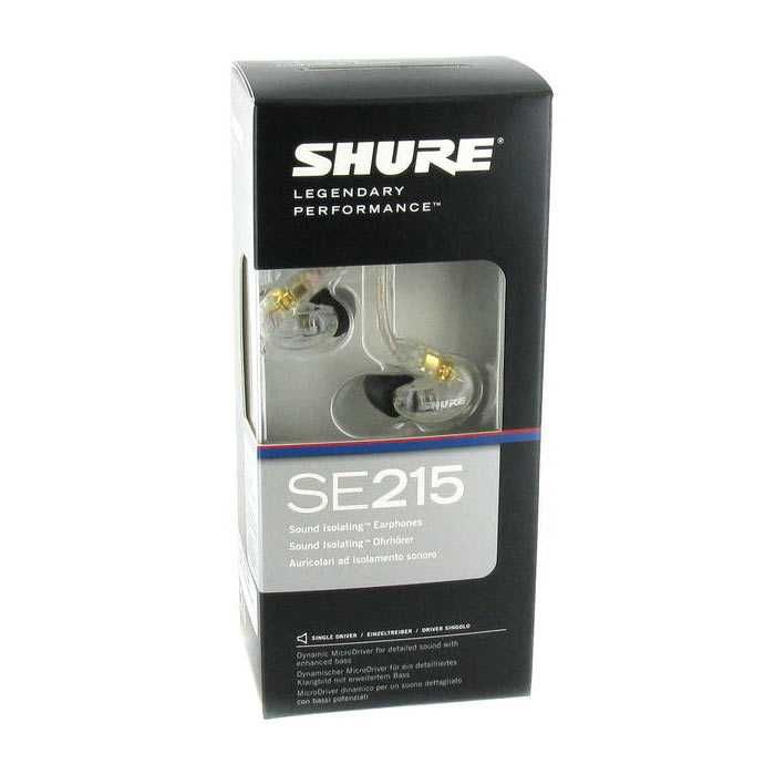 Shure SE215 слушалки тапи професионални
