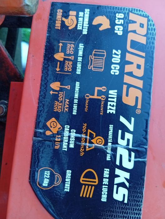 Vind motocultor de 9 ,5 cai