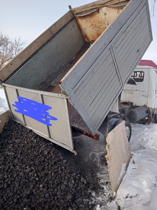 Уголь доставка, газель самосвал