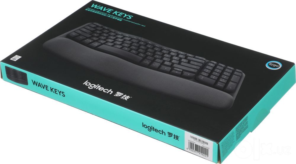 Logitech Wave Keys — эргономичная беспроводная клавиатура