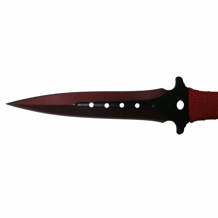 Set trei cutite de aruncat, Ninja Assasin, 19 cm, multicolor