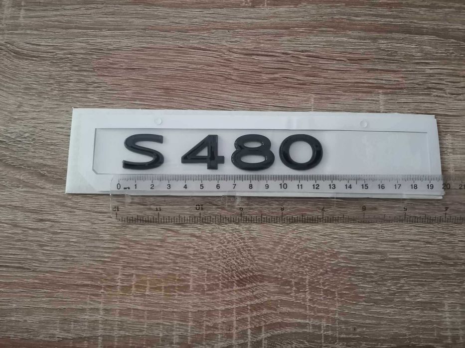 черен надпис нов стил Mercedes Benz S 480 W223