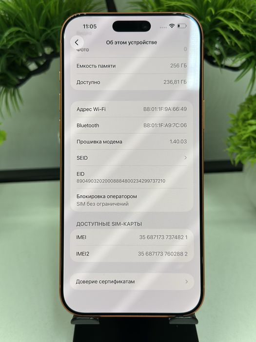 Iphone 17 Pro Max 256 gb