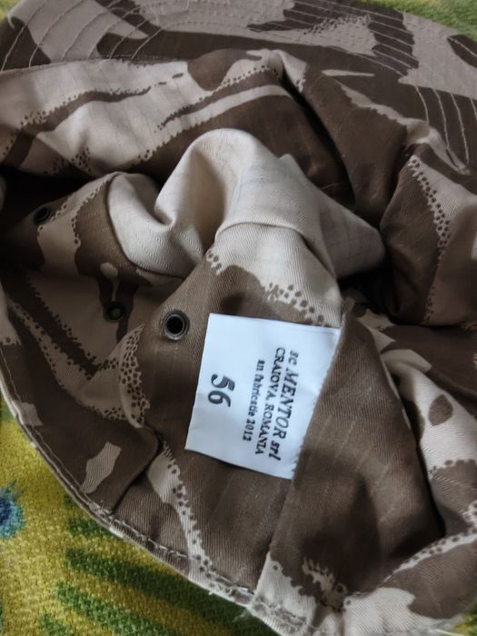 Capelă militară, verde pădure sau camuflaj deșert, mărimea 56