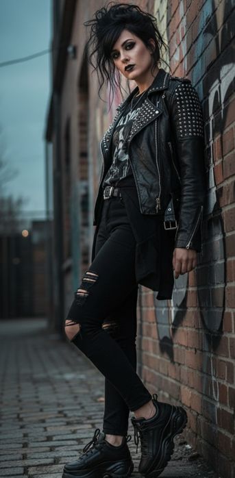 Adidași negri înalți platforma Punk Rock Goth Altercore mărimea 37