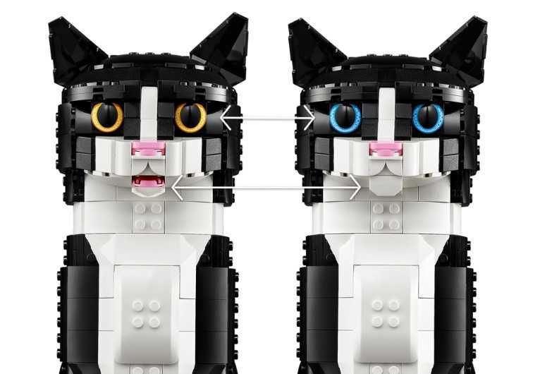 NOU Tip le go Tuxedo Cat Pisica  21349