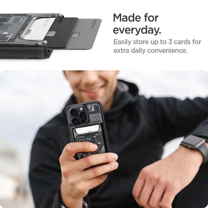 Портфейл Spigen Ultra Hybrid  Magsafe WALLET ZERO ONE