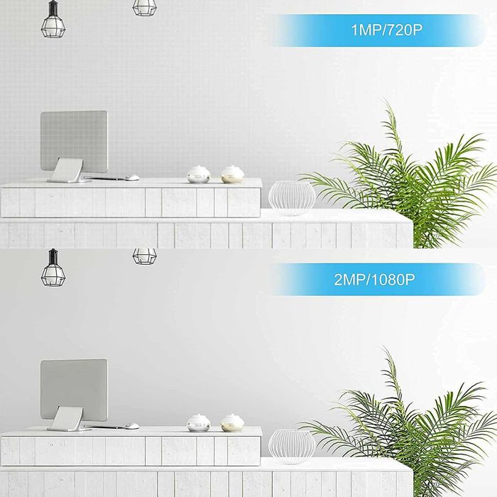 Wifi Камера крушка 1080p панорамна камера