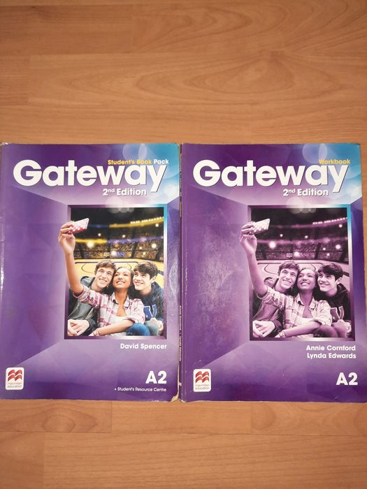 Учебник и тетрадка по английски език Gateway 2nd Edition A2
