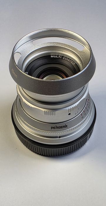 Obiectiv manual Pergear 35mm f1.4 montura Canon RF