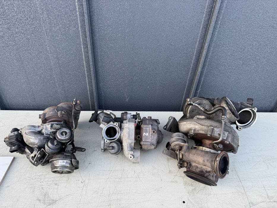 Set /Kit trei turbine turbo 381cp Bmw  F01 750d x6 x5 m50d  f10 550d o