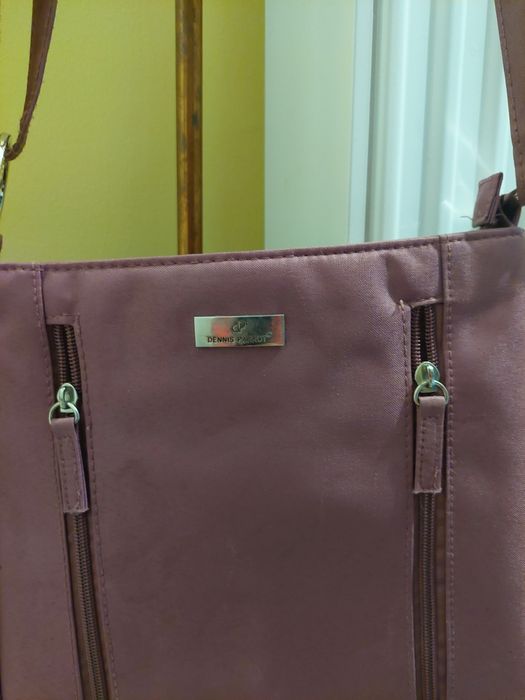 Geanta de umăr vișinie