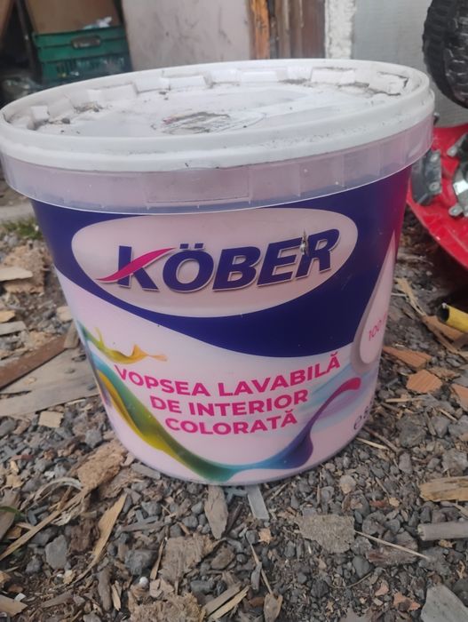 Vopsea lavabila gata colorata Roz Quartz 8.5 l Kober