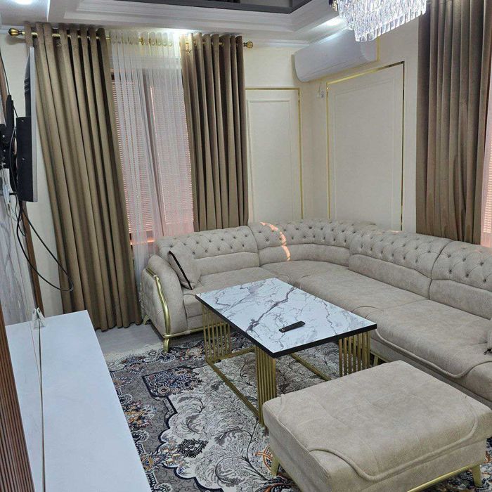 Ижарага люкс квартира бор ислохот кизил домда