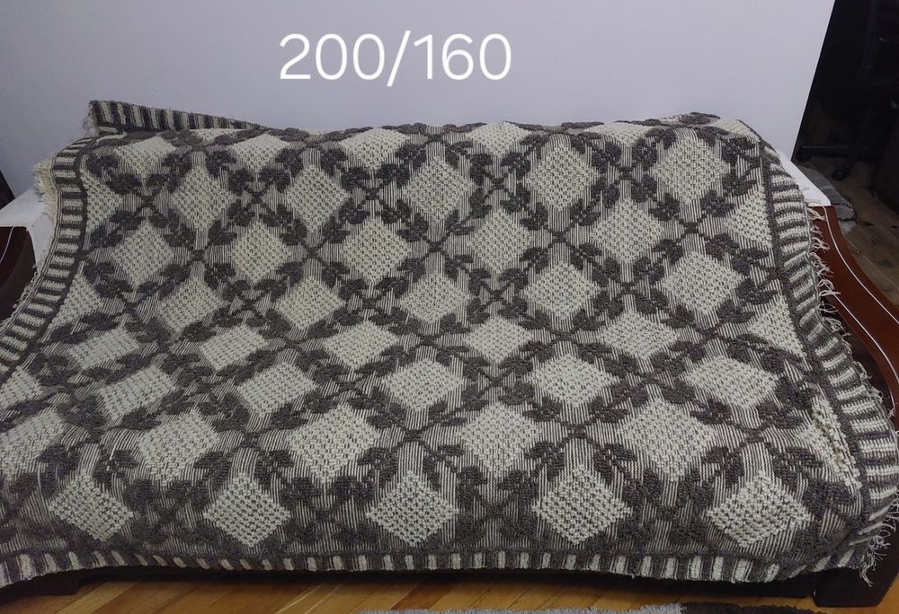 Cuvertura lana țesută manual