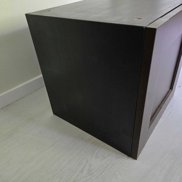 Vand METOD Corp suspendat orizontal negru, 40x40 cm