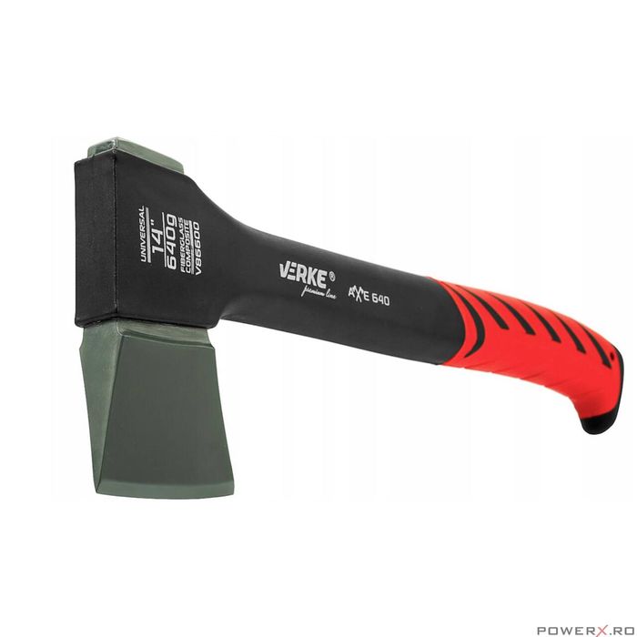 Topor universal pentru tamplarie, maner cauciucat, 640G, Verke