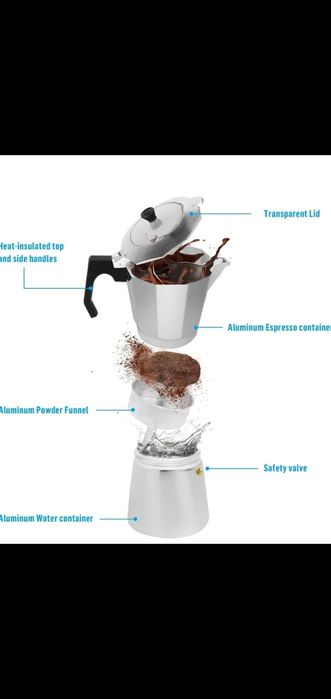 Cafetiera clasica italiana!350ml!
