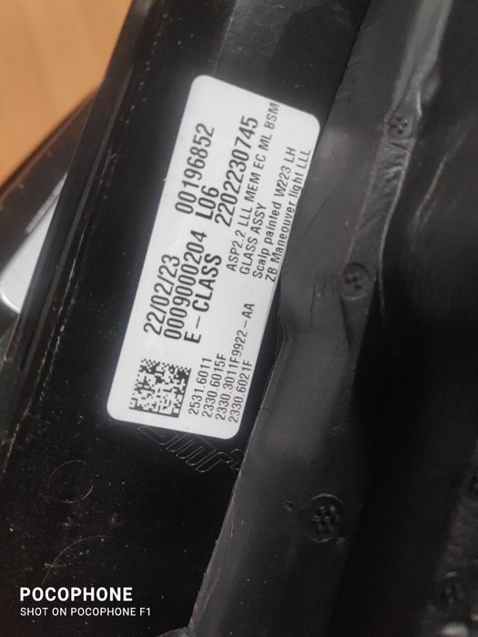 Ляво огледало Mercedes E class W214 /Мерцедес Е класа 2024г.