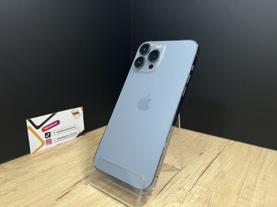 iPhone 13 Pro Max 512Gb Sierra Blue Second-Hand Bun 3 ani garanție, Te