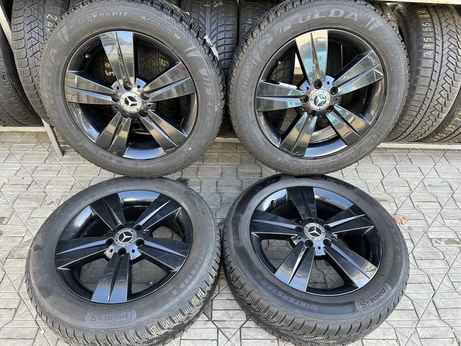 jante originale mercedes r17 vito viano v klass w447 cu iarnă