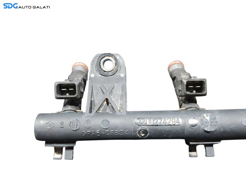 Rampa Presiune cu Injector Injectoare Dacia Logan 1 1.6/1.4 Benzina 2004 - 2012 Cod 8200227124 0280158034 [N3226]