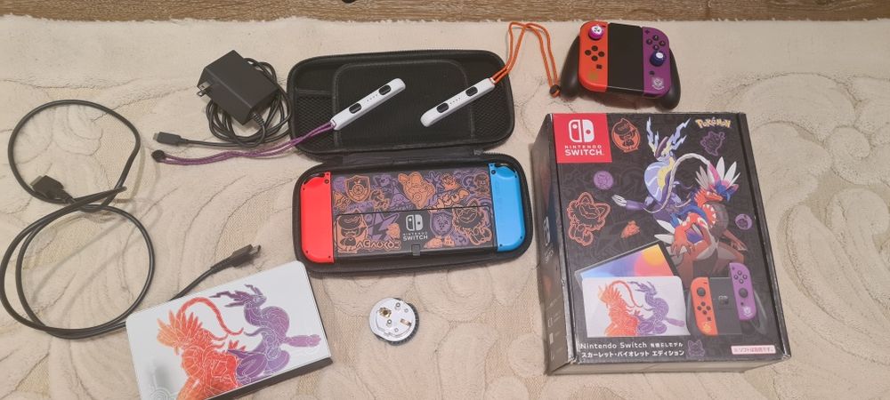 Nintendo switch scarlet and violet oled 512gb SD card
