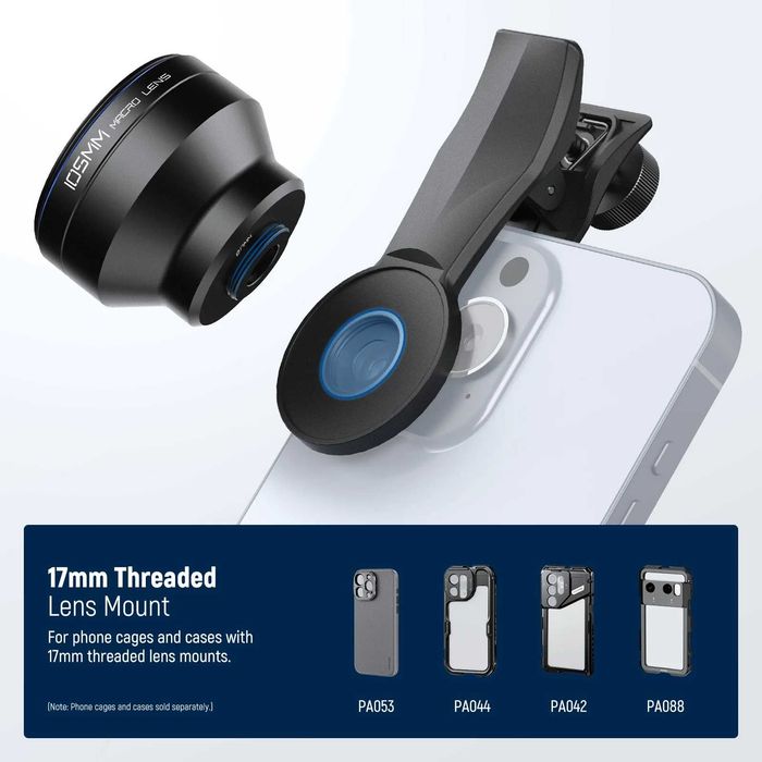 Макрообъектив NEEWER LS-26 PRO 105 мм с креплением для телефона 17 мм