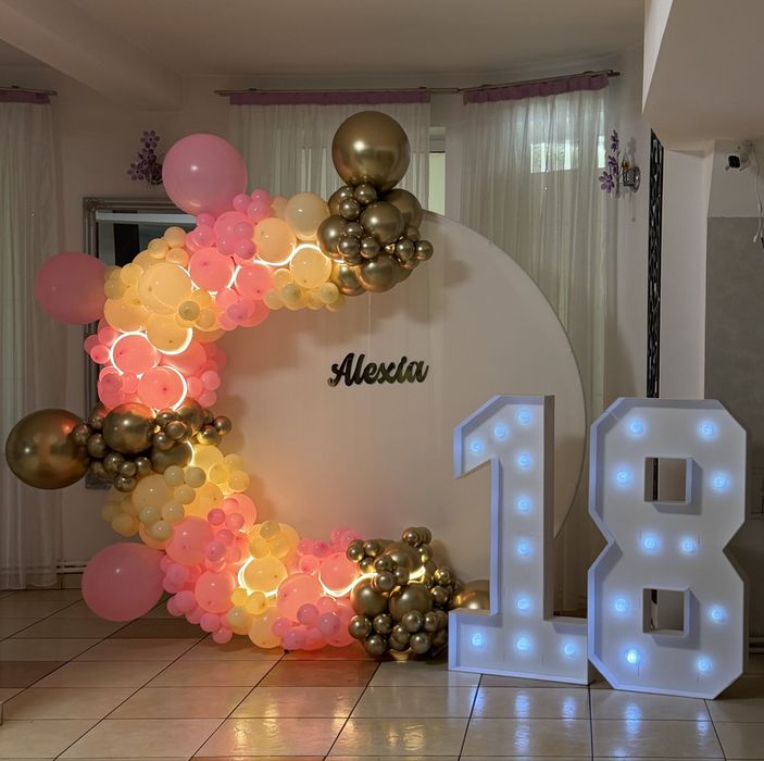 Arcade baloane Pitesti Decor nunti, botezuri majorat 400 lei