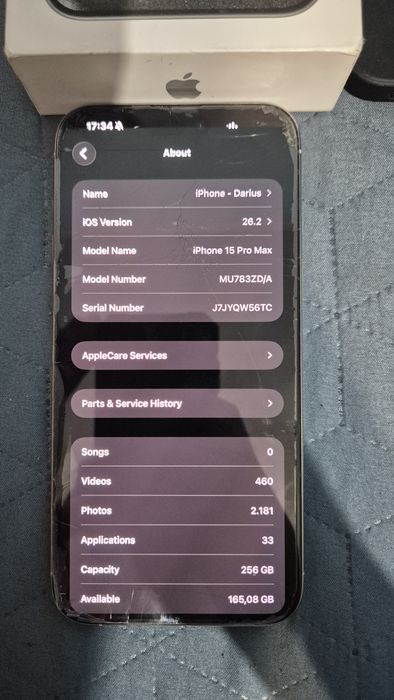 Iphone 15 Pro Max 256GB