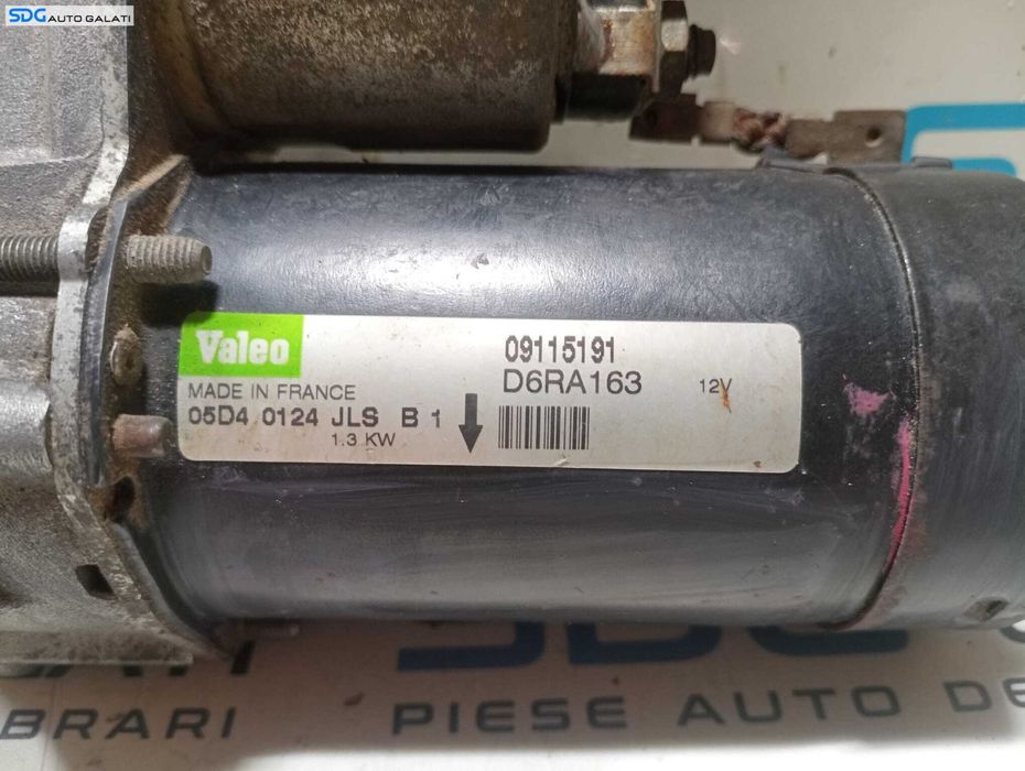 Electromotor cu 10 Dinti Cutie Manuala in 5 Trepte Opel Agila A 1.0 1.2 2000 - 2006 Cod 09115191 D6RA163 [M5956]