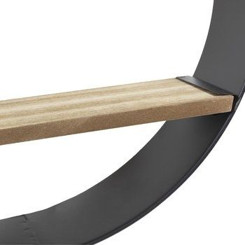 Уникална кръгла етажерка в индустриален стил