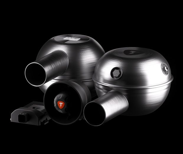 THOR Система электронного выхлопа с управлением звуков со смартфона.