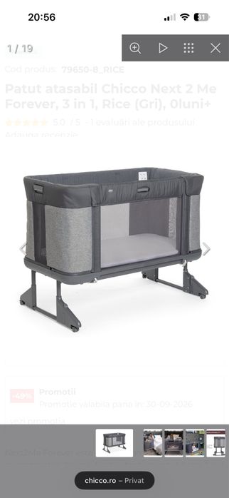 Pat co sleeper chicco nefolosit