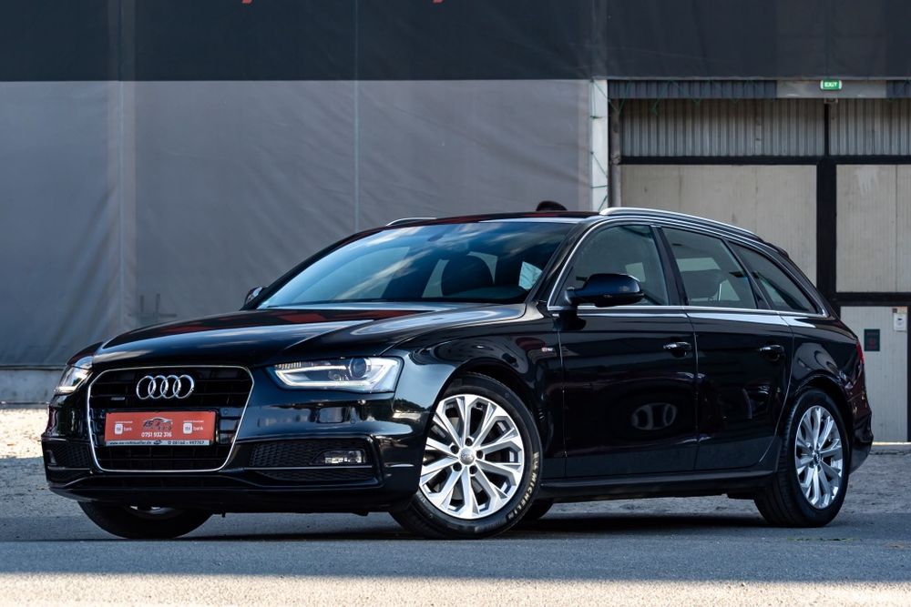 Audi A4 3xS-Line 2015 Quattro 4x4 2.0Diesel 190cp Euro 6 • 12Luni Garantie Motor Cutie si 4X4 • Transport gratuit la domiciliu • Rate • Nr Rosii