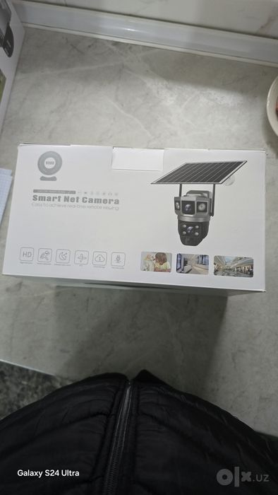kamera sim kartali telefon orqali 24 soat kuzatish quyosh panelli 360