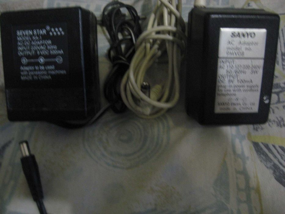 адаптори  ,изправители  на  9  волта