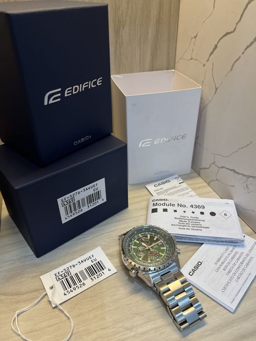 Японские часы “CASIO EDIFICE EF-527D-3A”