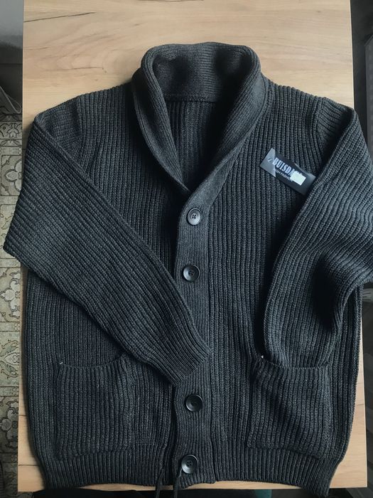 Кардиган с шалевым воротом