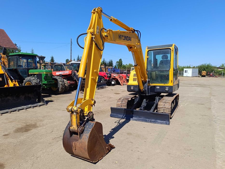 Miniexcavator pe senile Hyundai 60-7, 6 tone, 2008