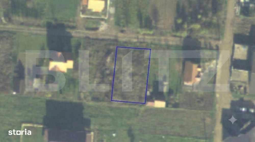 Teren intravilan, 583 mp, front generos de 19 ml, zona Paulesti