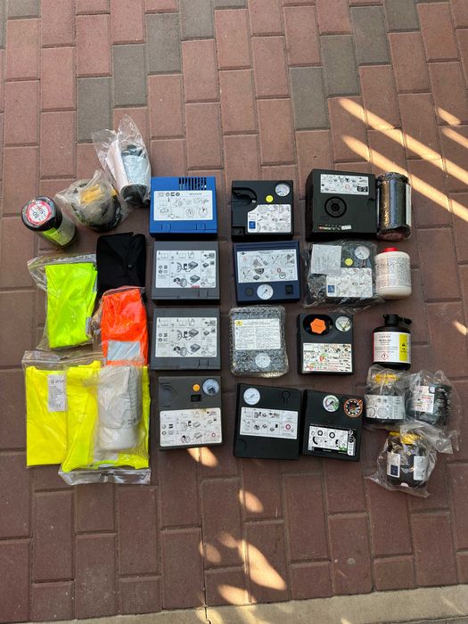 Kit pana Compresor auto umflat roti+solutie originale Cadou Vesta