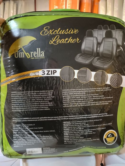 Set huse scaune auto Exclusive Leather