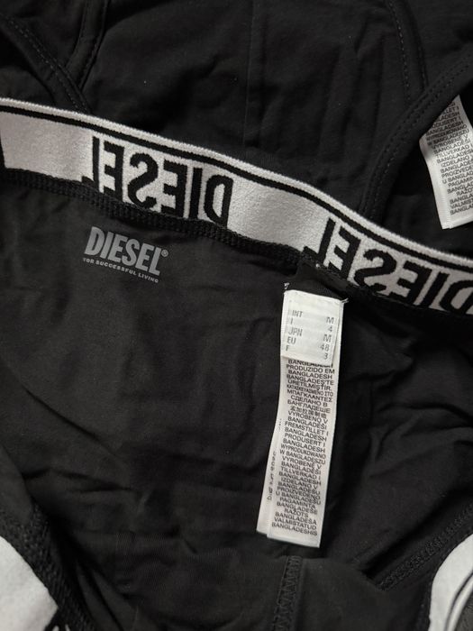 Diesel set 3 chiloti barbatesti negri bumbac marimea M noi originali