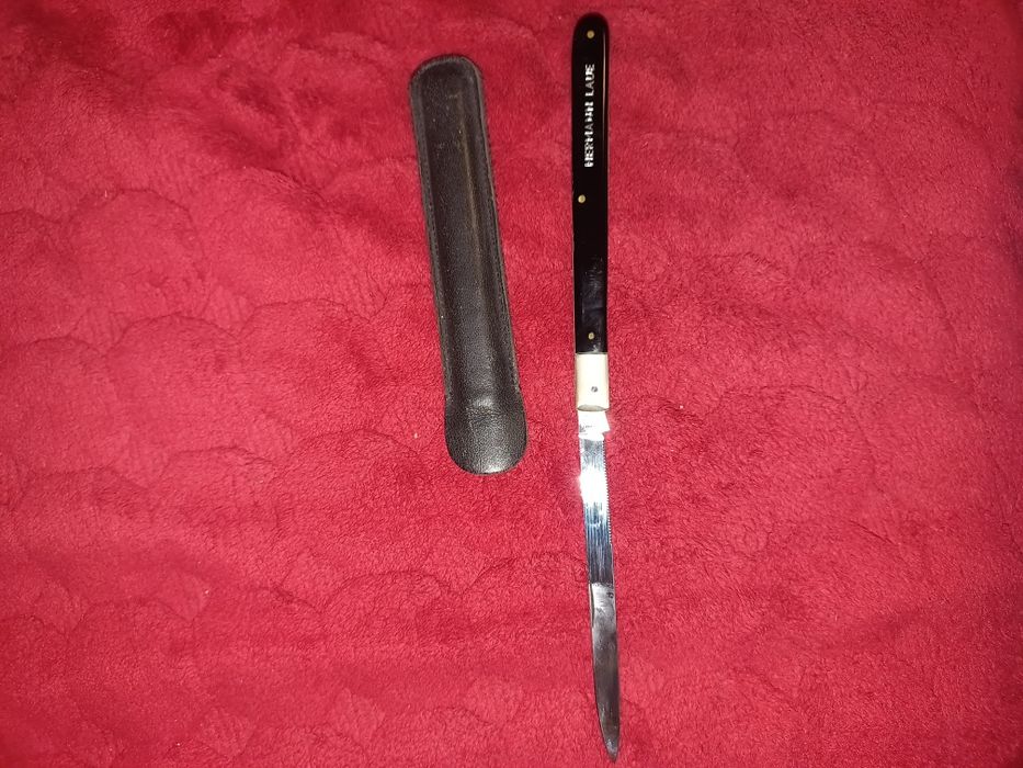 Стар нож за плодове hermann laue solingen